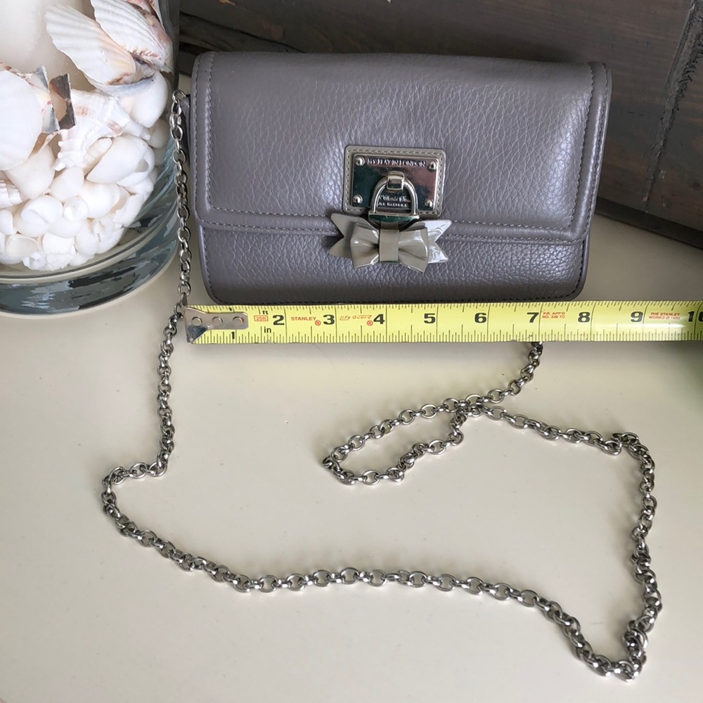 Small Purse with Silver Chain Strap